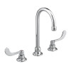 Widespread 1.5 GPM Faucet with Wrist Blade Handles and Rigid/Swivel Spout in Chrome