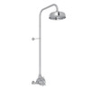 Thermostatic Shower Package with Cross Handle in Polished Chrome