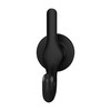 Double Robe Hook in Matte Black