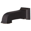 Slip-On Non-Diverter Tub Spout in Legacy Bronze