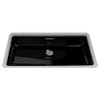 20-1/2-in Undermount Bathroom Sink with Overflow in Ebony 20-1/2-in Undermount Bathroom Sink with Overflow in Ebony