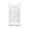 75.75-in x 34-in x 36-in Vikrell Wall and Floor 4-Piece Alcove Shower Kit in White 75.75-in x 34-in x 36-in Vikrell Wall and Floor 4-Piece Alcove Shower Kit in White