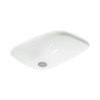 18-in x 12-in x 7-1/8-in Vitreous China Undermount Rectangular Bathroom Sink with Overflow in White 18-in x 12-in x 7-1/8-in Vitreous China Undermount Rectangular Bathroom Sink with Overflow in White