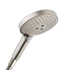 Hansgrohe 04529820 Raindance Select S 2.0 GPM 3-Jet Handshower 120, In Brushed Nickel Hansgrohe 04529820 Raindance Select S 2.0 GPM 3-Jet Handshower 120, In Brushed Nickel