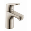 Hansgrohe 04371820 Focus Single-Hole Faucet 100 with Pop-Up Drain, 1.2 GPM, In Brushed Nickel Hansgrohe 04371820 Focus Single-Hole Faucet 100 with Pop-Up Drain, 1.2 GPM, In Brushed Nickel