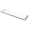 Ginger 3018T-24/SN 24in Tempered Replacement Glass Shelf in Satin Nickel Ginger 3018T-24/SN 24in Tempered Replacement Glass Shelf in Satin Nickel