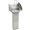 Elkay CHSP1716LRSSACC Commercial Stainless Steel Handwash Sink Package with Single Faucet Hole in Buffed Satin