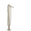 Hansgrohe 32532821 Metropol Freestanding Tub Filler Trim with Lever Handle and 1.75 GPM Handshower, In Brushed Nickel Hansgrohe 32532821 Metropol Freestanding Tub Filler Trim with Lever Handle and 1.75 GPM Handshower, In Brushed Nickel