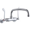 Elkay LK945AT12T6T Commercial 2-Hole Faucet in Chrome