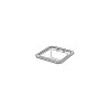 Elkay BCR153 15-in x 15-in x 6-1/8-in 20 Gauge Stainless Steel Single Bowl Drop-in Bar Sink with 3 Faucet Holes in Brushed Satin