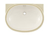 19-5/8-in Undermount Bathroom Sink with Overflow and SanaGloss Ceramic Glaze in Cotton