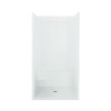Sterling 62050106-0 72-in x 39.375-in x 39.375-in Vikrell Wall and Floor 4-Piece Alcove Shower Kit in White Sterling 62050106-0 72-in x 39.375-in x 39.375-in Vikrell Wall and Floor 4-Piece Alcove Shower Kit in White