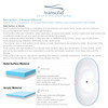 60-in L x 32-in W x 19-in H Artificial Stone Drop-in Bathtub with Front and Side Skirt in White