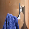 Pivoting Towel Hook in Satin Nickel Pivoting Towel Hook in Satin Nickel