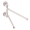 12in Pivoting Double Towel Bar in Polished Chrome 12in Pivoting Double Towel Bar in Polished Chrome