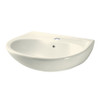 Toto Supreme LT241G#12 22-7/8-in Wall Mounted Bathroom Sink with Single Faucet Hole Drilled, Overflow and SanaGloss Ceramic Glaze in Sedona Beige