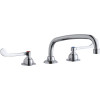 Elkay LK800AT10T6 Commercial 3-Hole Faucet in Chrome