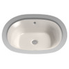 17-5/8-in Undermount Bathroom Sink with Overflow and SanaGloss Ceramic Glaze in Sedona Beige