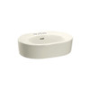 24-in Pedestal Bathroom Sink with 3 Faucet Holes Drilled and Overflow, Less Pedestal in Sedona Beige 24-in Pedestal Bathroom Sink with 3 Faucet Holes Drilled and Overflow, Less Pedestal in Sedona Beige
