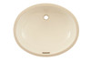 19-in Undermount Bathroom Sink with Overflow and SanaGloss Ceramic Glaze in Bone 19-in Undermount Bathroom Sink with Overflow and SanaGloss Ceramic Glaze in Bone