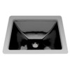 19-in Undermount Bathroom Sink with Overflow in Ebony 19-in Undermount Bathroom Sink with Overflow in Ebony