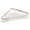 9.1in Wall Mounted Brass Corner Shower Basket in Polished Chrome 9.1in Wall Mounted Brass Corner Shower Basket in Polished Chrome
