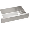 Stainless Steel Single Bowl Apron Front Undermount Sink in Polished Satin