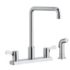 Kitchen 4-Hole Faucet in Chrome