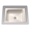 18-5/8-in Undermount Bathroom Sink with Overflow and SanaGloss Ceramic Glaze in Sedona Beige