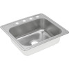 Dayton DXR25225 Stainless Steel Single Bowl Top Mount Sink with 5 Faucet Holes in Satin Dayton DXR25225 Stainless Steel Single Bowl Top Mount Sink with 5 Faucet Holes in Satin