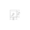 20" x 20" x 10-1/8" 20 Gauge Stainless Steel Single Bowl Drop-in Laundry Sink with 3 Faucet Holes in Brushed Satin