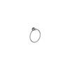 Metal Towel Ring in Brushed Nickel