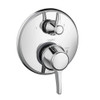 Hansgrohe 04449000 Pressure Balanced Valve Trim with Integrated Diverter - Less Valve in Chrome