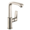 Hansgrohe 31087821 Metris Bathroom Faucet Single Hole Faucet with Side Lever Handle in Brushed Nickel Hansgrohe 31087821 Metris Bathroom Faucet Single Hole Faucet with Side Lever Handle in Brushed Nickel