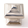 Alno Geometric A1520-PN Knob Transitional 1-1/4-in in Polished Nickel