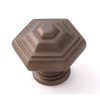 Alno Geometric A1530-CHBRZ Knob Transitional 1-1/4-in in Chocolate Bronze