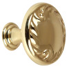 Alno Ornate A3650-38-PB Knob Traditional 1-1/2-in in Polished Brass