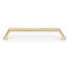 Alno Nicole A427-35-PB Modern Pull in Polished Brass