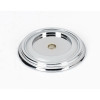 Backplate Transitional 1-1/2-in in Polished Chrome
