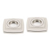 Alno Cube A6524-PN Grab Bar Brackets Modern 3-in in Polished Nickel