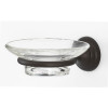 Alno Royale A6630-CHBRZ Soap Dish Transitional in Chocolate Bronze