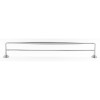 Double Towel Bar Transitional in Polished Chrome