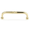 Alno Traditional A702-35-PB Pull in Polished Brass