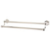 Alno Nicole A7725-30-PN Double Towel Bar Traditional in Polished Nickel
