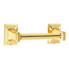 Tissue Holder Transitional in Polished Brass