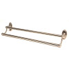 Alno Classic Traditional A8025-24-SN Double Towel Bar Traditional in Satin Nickel
