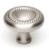 Alno Rope A812-38-SN Knob Traditional 1-1/2-in in Satin Nickel