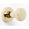 Alno Euro A8980-PB Modern Robe Hook in Polished Brass