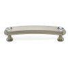 Alno Crystal C211-35-SN Pull Traditional in Satin Nickel