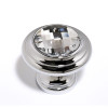 Alno Crystal C211-CLR/PC Traditional Knob in Polished Chrome